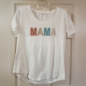 Kids White Graphic Tee